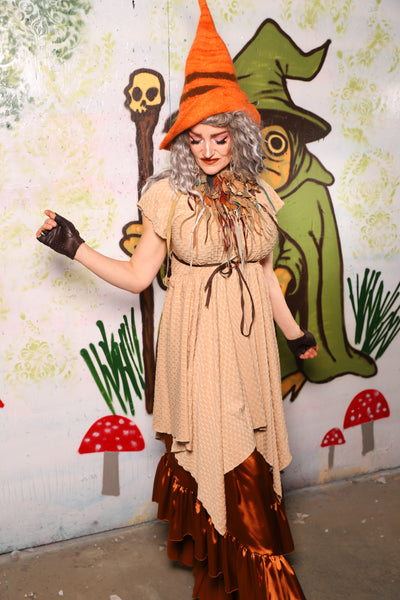 Fairy Dress in Sand Textured Spandex - Spooky Saturday Part 1