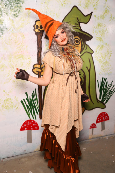 Fairy Dress in Sand Textured Spandex - Spooky Saturday Part 1