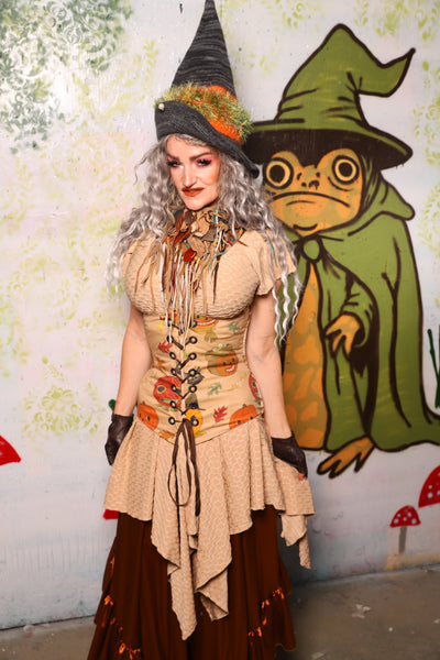 Fairy Dress in Sand Textured Spandex - Spooky Saturday Part 1