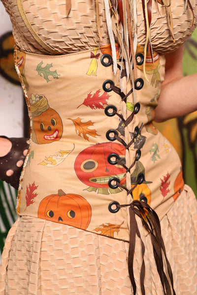 PETITE Wench Corset in Over the Garden Wall- Spooky Saturday Part 1
