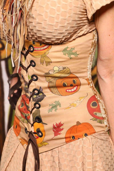 PETITE Wench Corset in Over the Garden Wall- Spooky Saturday Part 1