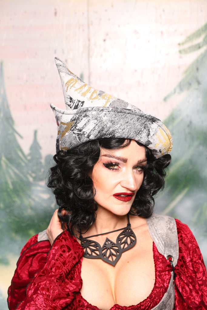 Crooked Point Hats in Chrome Spray - Day 4 of 12 Days of Christmas