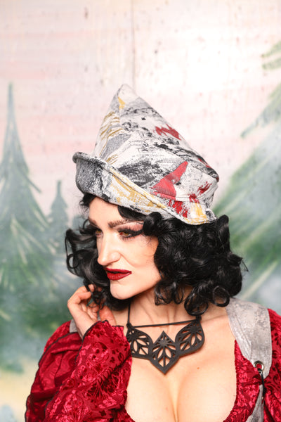 Crooked Point Hats in Chrome Spray - Day 4 of 12 Days of Christmas