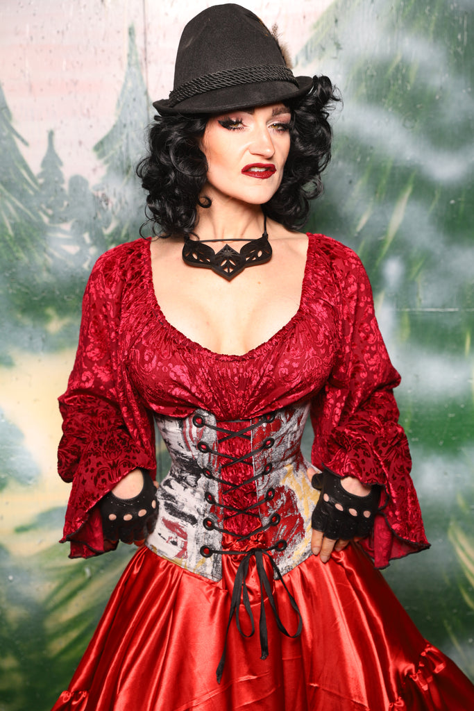 Petite Wench Corset in Chrome Spray - Day 4 of 12 Days of Christmas