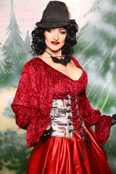 Petite Wench Corset in Chrome Spray - Day 4 of 12 Days of Christmas