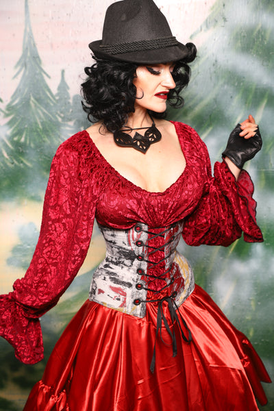 Petite Wench Corset in Chrome Spray - Day 4 of 12 Days of Christmas