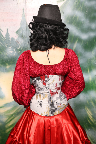 Petite Wench Corset in Chrome Spray - Day 4 of 12 Days of Christmas