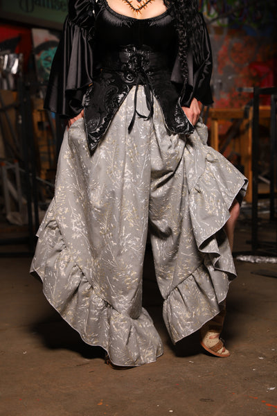 26. Flutterfall Trousers in Silver Sticks - The Artemis Collection