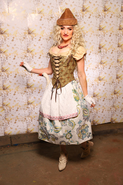30. Hobbit Tulip Skirt + Apron ONLY in Alpine Meadow - Oktoberfest Sets Collection