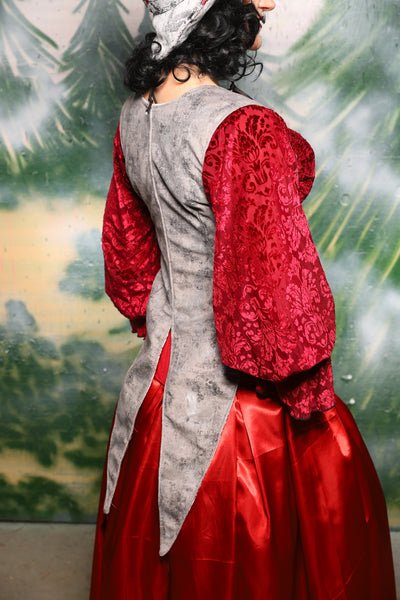 Tailed Cropped Vixen in Silver Metallic Armor - Day 4 of 12 Days of Christmas