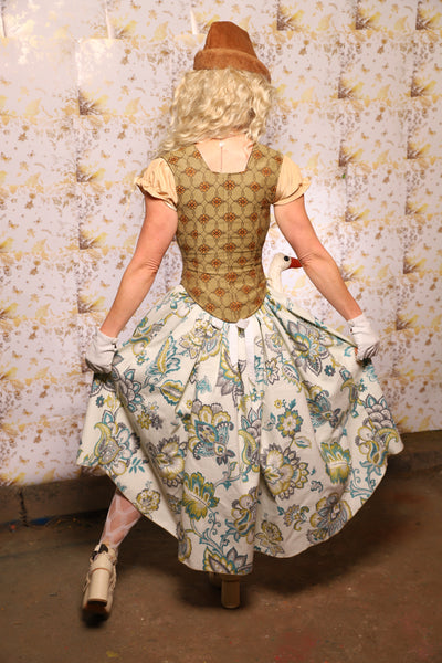 30. Hobbit Tulip Skirt + Apron ONLY in Alpine Meadow - Oktoberfest Sets Collection