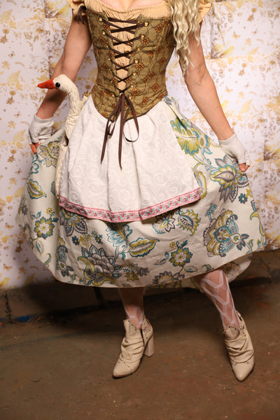 30. Hobbit Tulip Skirt + Apron ONLY in Alpine Meadow - Oktoberfest Sets Collection