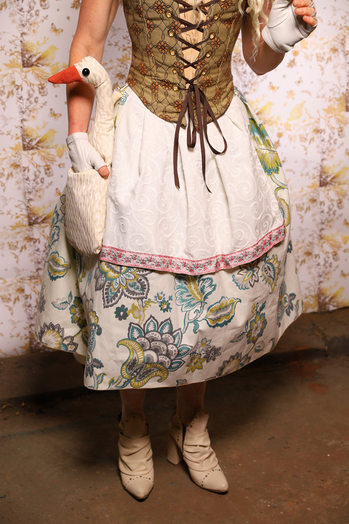 30. Hobbit Tulip Skirt + Apron ONLY in Alpine Meadow - Oktoberfest Sets Collection