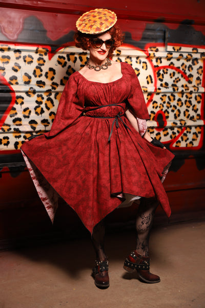 15. Fairy Dress in Red Marble - The Lipstick and Caviar Collection