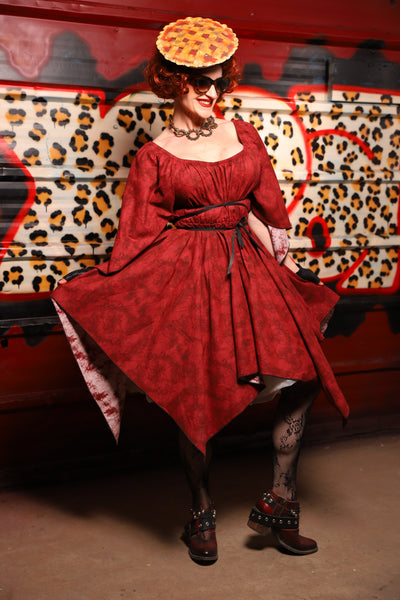 15. Fairy Dress in Red Marble - The Lipstick and Caviar Collection