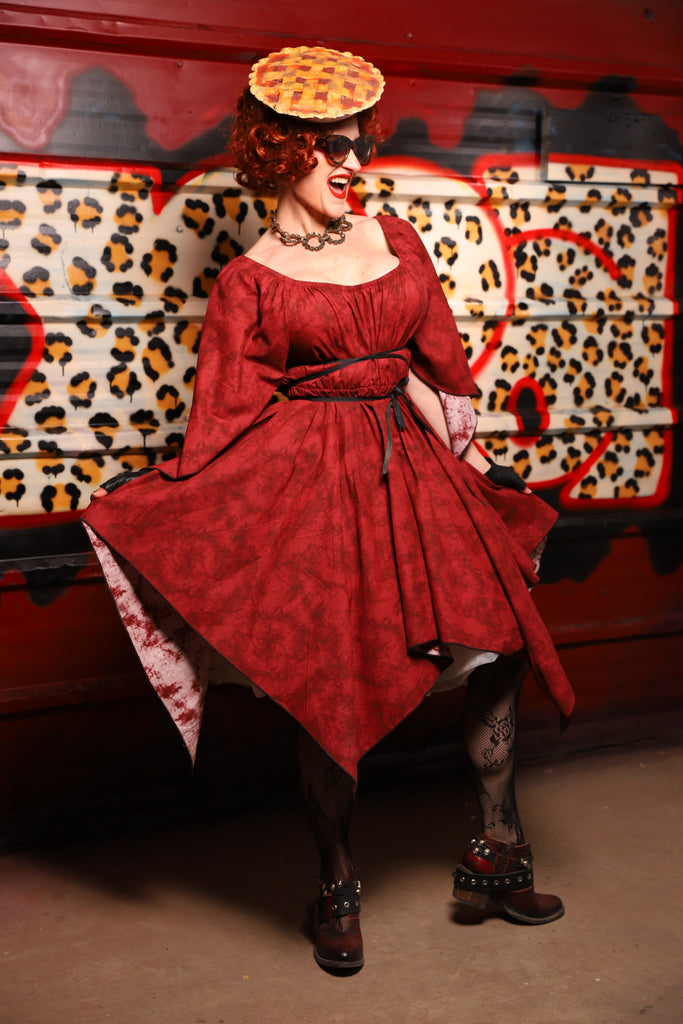 15. Fairy Dress in Red Marble - The Lipstick and Caviar Collection
