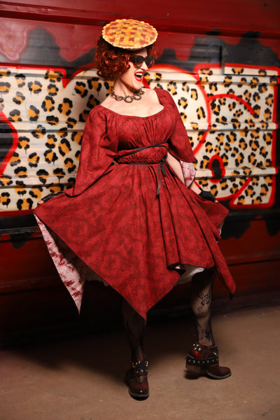 15. Fairy Dress in Red Marble - The Lipstick and Caviar Collection