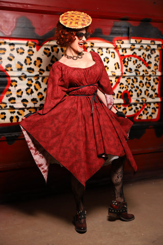 15. Fairy Dress in Red Marble - The Lipstick and Caviar Collection