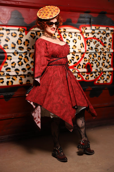 15. Fairy Dress in Red Marble - The Lipstick and Caviar Collection