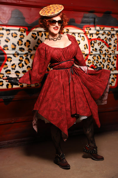 15. Fairy Dress in Red Marble - The Lipstick and Caviar Collection