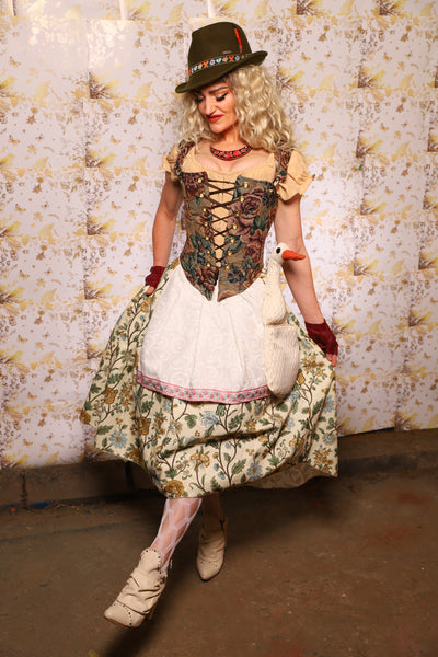 29. Hobbit Tulip Skirt + Apron ONLY in Harvest Hedgerow - Oktoberfest Sets Collection