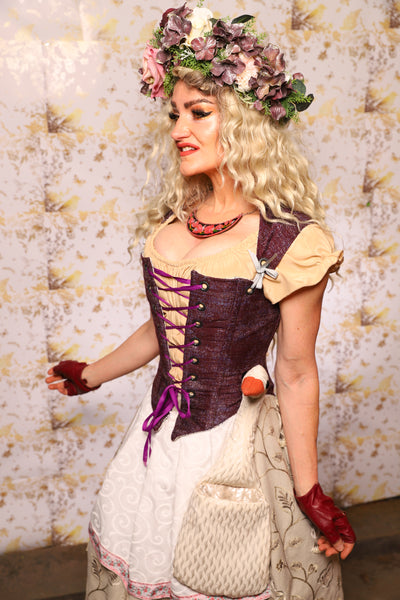 21. Elizabethan Corset in Bramble Upholstry - Oktoberfest Sets Collection