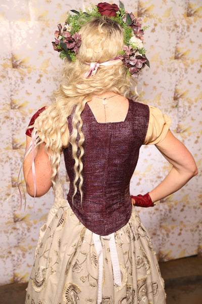 21. Elizabethan Corset in Bramble Upholstry - Oktoberfest Sets Collection