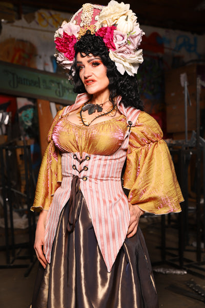 12. Artemis Underbust Corset in Strawberry Taffy Stripe - The Artemis Collection