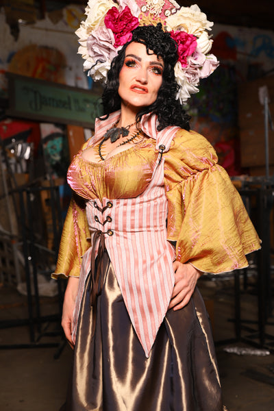 12. Artemis Underbust Corset in Strawberry Taffy Stripe - The Artemis Collection