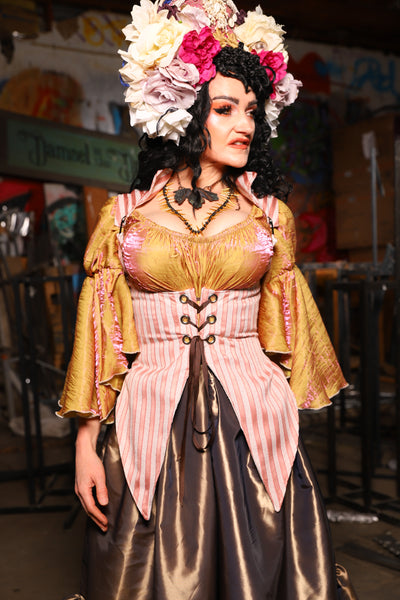 12. Artemis Underbust Corset in Strawberry Taffy Stripe - The Artemis Collection