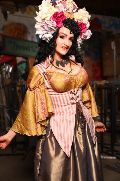 12. Artemis Underbust Corset in Strawberry Taffy Stripe - The Artemis Collection