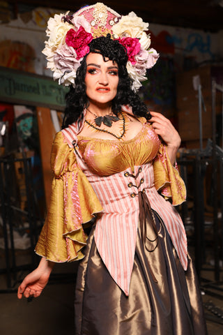 12. Artemis Underbust Corset in Strawberry Taffy Stripe - The Artemis Collection