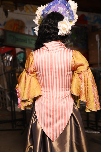 12. Artemis Underbust Corset in Strawberry Taffy Stripe - The Artemis Collection