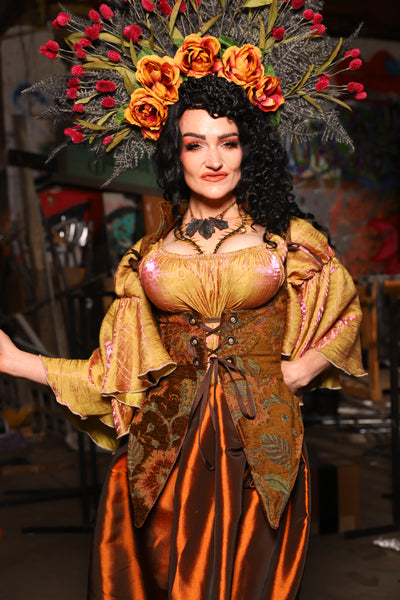 09. Artemis Underbust Corset in Hedgewitch - The Artemis Collection