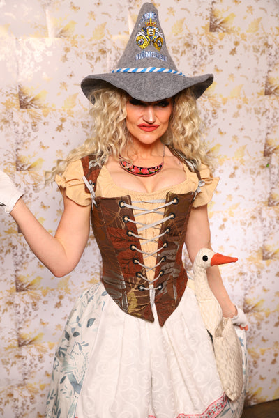 23. Elizabethan Corset in November Leaves - Oktoberfest Sets Collection