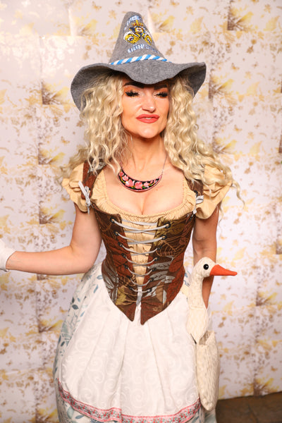 23. Elizabethan Corset in November Leaves - Oktoberfest Sets Collection