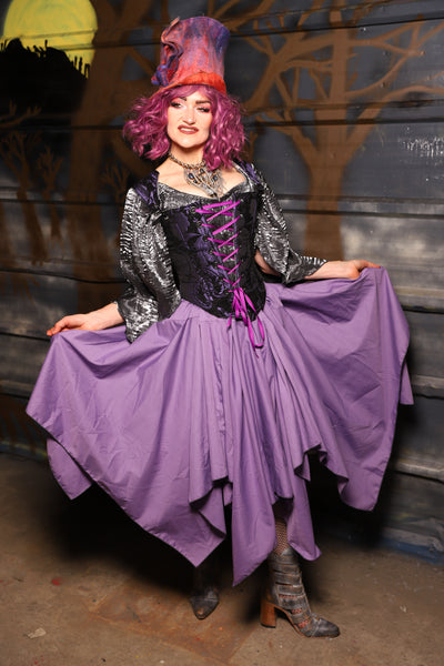 33. Fairy Skirt in Lilac Cotton - THE HEXES, HEMS & HYSTERIA COLLECTION