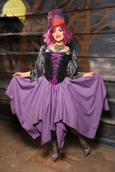 33. Fairy Skirt in Lilac Cotton - THE HEXES, HEMS & HYSTERIA COLLECTION