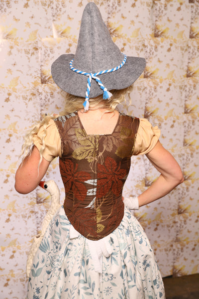 23. Elizabethan Corset in November Leaves - Oktoberfest Sets Collection