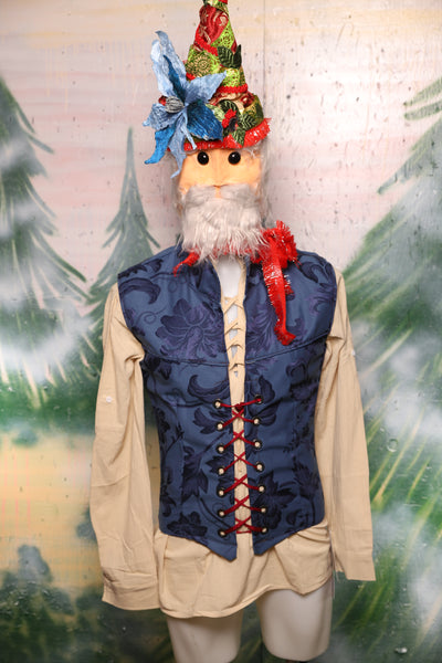 Men's Flynn Vest in Blue Floral - Day 8 of 12 Days of Damsel Christmas 2025