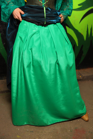 Tulip Skirt in Play-Dough Green - "Siren's Shanties" Collection