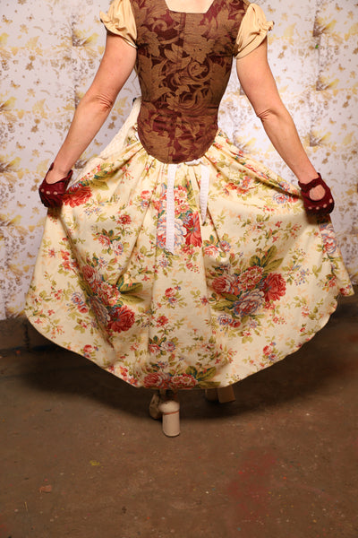 27. Hobbit Tulip Skirt + Apron ONLY in Cottage Rose - Oktoberfest Sets Collection