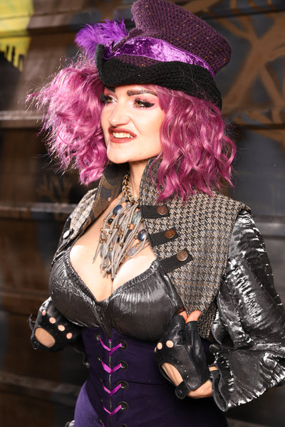 12. Sgt. Pepper Vest in Book Binder - THE HEXES, HEMS & HYSTERIA COLLECTION