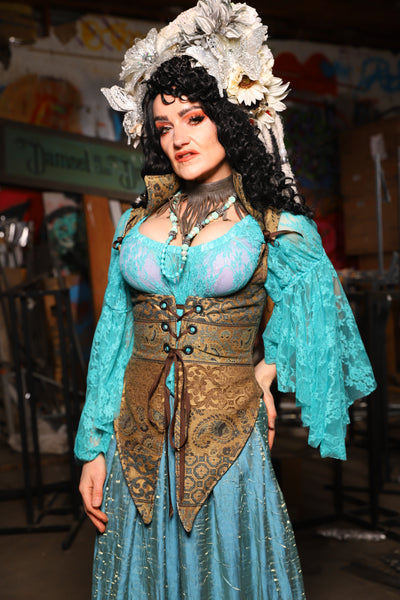 13. Artemis Underbust Corset in Relics of Atlantis - The Artemis Collection