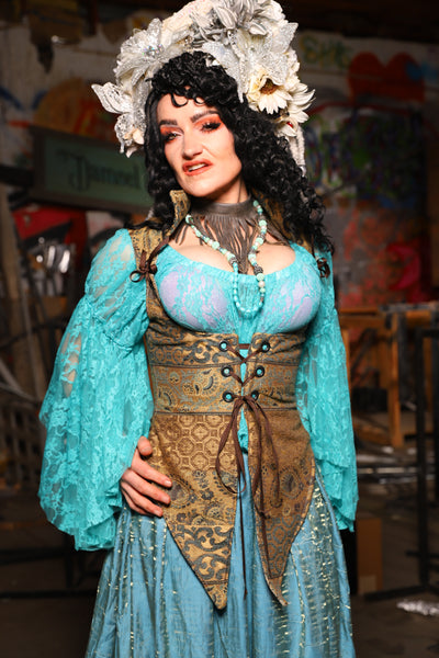 13. Artemis Underbust Corset in Relics of Atlantis - The Artemis Collection
