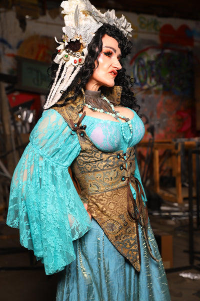 13. Artemis Underbust Corset in Relics of Atlantis - The Artemis Collection