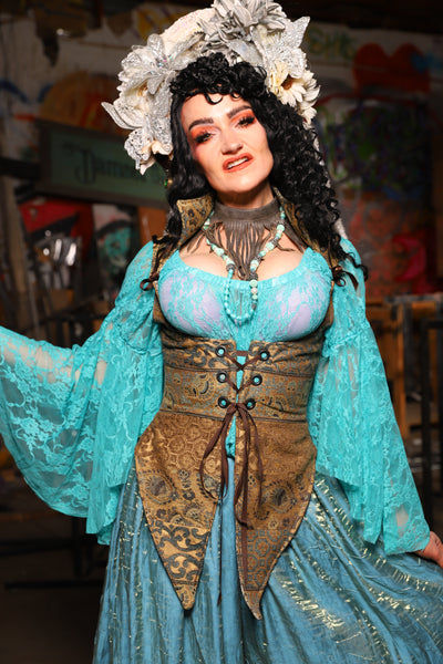13. Artemis Underbust Corset in Relics of Atlantis - The Artemis Collection