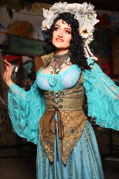 13. Artemis Underbust Corset in Relics of Atlantis - The Artemis Collection