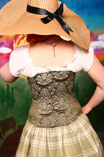 Wench Corset in Hyde Park - A-Tisket A-Tasket Collection