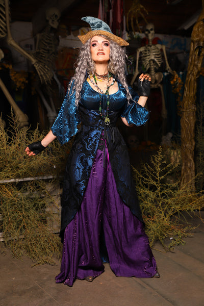 01. Birch Vixen in Black & Blue Medallion - The Prismatic Potion Collection